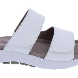 Gabor ROLLINGSOFT Damenschuhe - bequeme Pantoletten weiß Elegant NEU - Weiß - 42,5