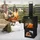 ML-Design Gartenkamin mit Schornstein 128x40 cm Schwarz Stahl Outdoor
