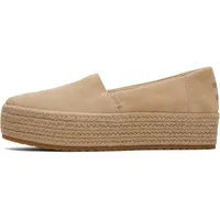 TOMS Damen Valencia Espadrille, Wildleder, Hellbraun, 36.5 EU
