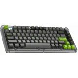 Darmoshark Tri-Mode-Mechanische Tastatur K81 Drahtlose Tastatur RGB Vollfarbige Hintergrundbeleuchtung 15 Lichteffekte Mechanische Tastatur BT5.0 2... - Dunkelgrau