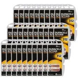 180x Duracell Activair 312 Hörgerätebatterien Zink-Luft 1,45V