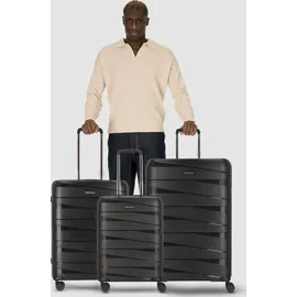 Redolz Essentials 10 Koffer-Set 3-tlg. schwarz/metallic