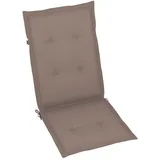 vidaXL Klappbare Gartenstühle mit Kissen 55 x 88 x 111 cm braun 8 St.