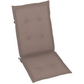 vidaXL Klappbare Gartenstühle mit Kissen 55 x 88 x 111 cm braun 8 St.
