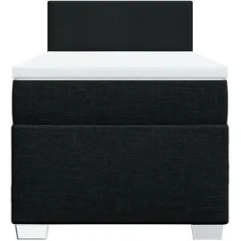 vidaXL Boxspringbett 100 x 200 cm Schwarz