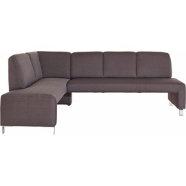 exxpo - sofa fashion Intenso 157 x 91 x 244 cm Struktur langer Schenkel rechts anthrazit