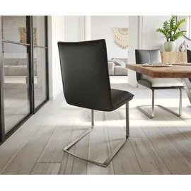 DeLife Freischwinger flach Edelstahl Taschenfederkern