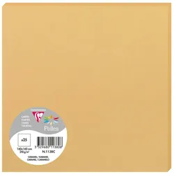 Pollen 250x Pollen, Karten 160x160 mm, 210g - Karamell 1138C