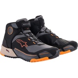 Alpinestars CR-X Drystar - Schwarz/Grau/Beige/Orange - 8 US