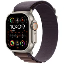 Apple Watch Ultra 2 GPS + Cellular 49 mm Titangehäuse natur, Alpine Loop indigo L