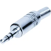 TRU Components 1559780 Klinken-Steckverbinder 3.5 mm Stecker, gerade Polzahl: