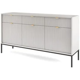 Feldmann-Wohnen Sideboard 154 x 83 x 39 cm Grau