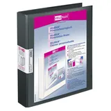 Veloflex 10 VELOFLEX VELODUR® Präsentationsringbücher 4-Ringe schwarz 4,6 cm DIN A4