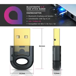 Aplic USB Bluetooth Stick 4.0 mit hoher Reichweite inklusive Treiber / Bluetooth Adapter