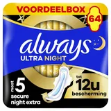 Always Ultra Secure Night Extra 64 Stück,
