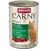 animonda Carny Adult 6 x 400 g - Rind & Reh mit Preiselbeeren