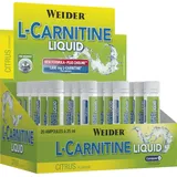 WEIDER L-Carnitine Liquid 20 x 25 ml Ampullen, Pfirsich