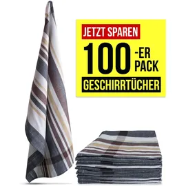 ASPERO 100 Geschirrtücher aus Baumwolle