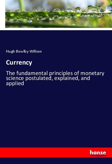 Currency - Hugh Bowlby Willson  Kartoniert (TB)