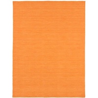 carpetfine Wollteppich »Kelim Loom«, rechteckig, orange