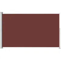 vidaXL Seitenmarkise Ausziehbar 180 x 300 cm Braun