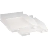 Exacompta 11323SD 2er Pack Briefablage COMBO MIDI, Office - Kristall