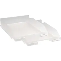 Exacompta 11323SD 2er Pack Briefablage COMBO MIDI, Office - Kristall