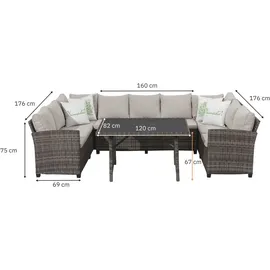 Trendline Dover Dining Lounge oriental grey