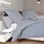 JANINE Kissenbezug Modern Classic 40 x 80 cm Blau