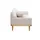 miliboo Couch Stoff 3-Sitzer Beige