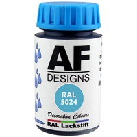 Alex Flittner Designs Lackstift RAL 5024 Pastellblau seidenmatt 50ml Holz Metall Möbel Bad Retuschierlack Reparaturlack