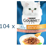 Purina Gourmet Perle Genuss in Sauce mit Lachs 52 x 85 g