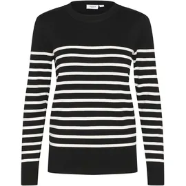 St Tropez MilaSZ LS Striped Schwarz S