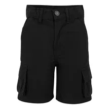 URBAN CLASSICS Knee Pleat Cargo Shorts Schwarz 158/164