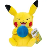 Pokémon Peluche Pikachu with Oran Berry Accy 20 cm, Black