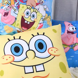 Spongebob Sponge Bob Dekokissen 40 x 40 cm Bunt