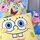 Spongebob Sponge Bob Dekokissen 40 x 40 cm Bunt