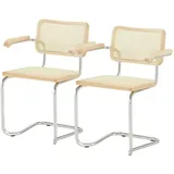 Schwingstuhl   ¦ holzfarben ¦ Maße (cm): B: 57 H: 81 T: 57.0