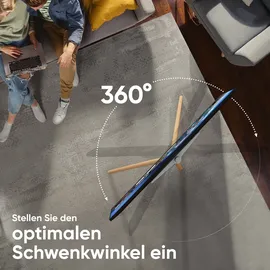 ONKRON TS1220 TV-Ständer 70-120 cm Weiß Holz