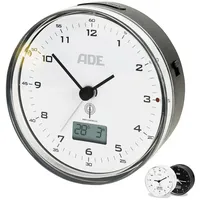 ADE Funk wecker analog ohne Ticken | Uhr mit