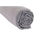 Easy dort Spannbettlaken, Bio-Baumwolle, für Kinderbett, 90 x 140 cm, Farbe Haselnussbraun