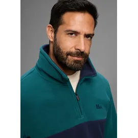 MAN'S WORLD Fleecepullover marine grün M