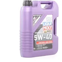 LIQUI MOLY Motoröl 5W-40 Synthoil Synthetiköl Motor Öl ACEA A3/B3 ACEA A3/B4 API SN High Tech 5L Kompatibel mit VW Golf VII Schrägheck 5G1, BQ1, BE1, BE2 Golf IV Schrägheck 1J1 GOLF VI 5K1 POLO 9N
