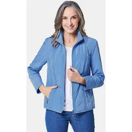 GOLDNER Kurzgröße: Sportive Übergangsjacke mit Stehkragen", in jeansblau | Gr.: 22,