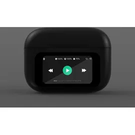 Gembird TWS-LCD-ANC-01-BK HiFi In Ear Kopfhörer Bluetooth® Stereo Schwarz