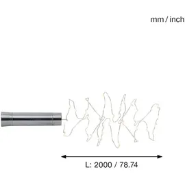 Star Trading Batterie Flaschenlicht Dew Drop - Silber