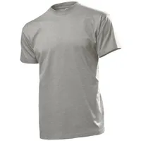 Stedman Comfort Men T-Shirt Hellgrau Baumwolle 3XL