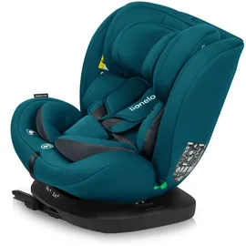 lionelo Bastiaan i-Size Kindersitz ab Geburt 0-36 kg Isofix Top Tether 360 Grad drehbar Rückwärts Vorwärts Seitenschutz 5-Punkt-Sicherheitsgurte Dri-Seat (Blau Indigo)