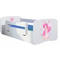 99rooms Kinderbett Dreams II 70 x 140 cm Spanplatte weiß