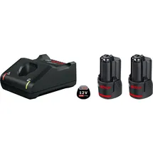 Bosch Professional Akku-Starterset 1600A019RD inkl. 2 x 3,0 Ah Akku + Schnellladegerät